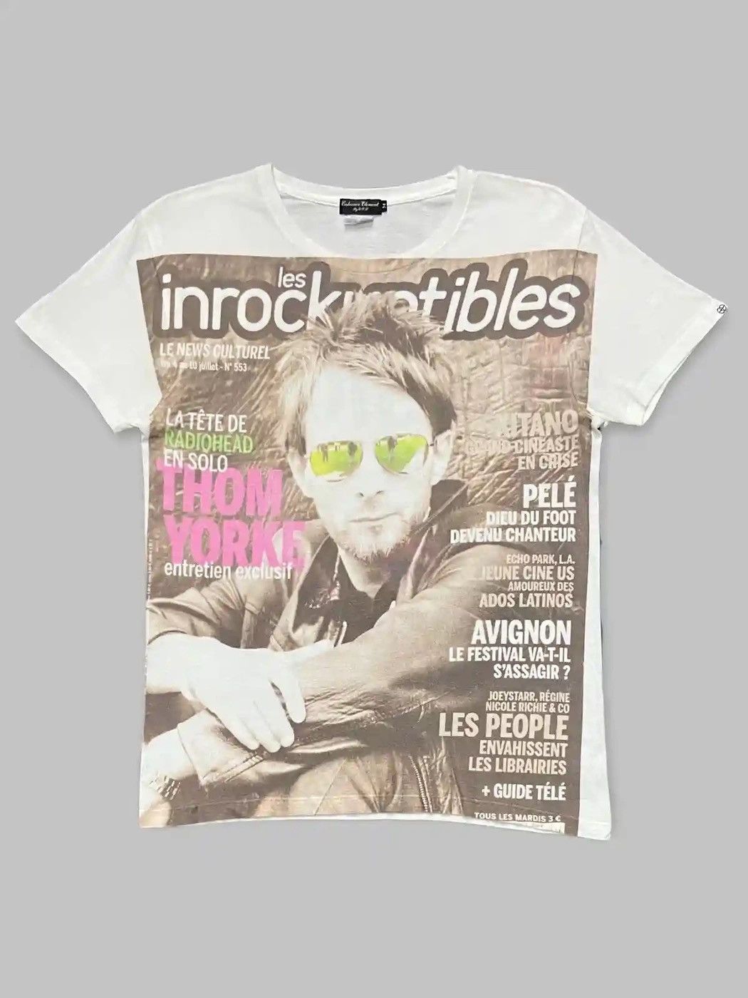 Vintage Radiohead Thom Yorke Fifth Column Style Magazine Tee Hoodie, Sweatshirt | FlexRushtees.com