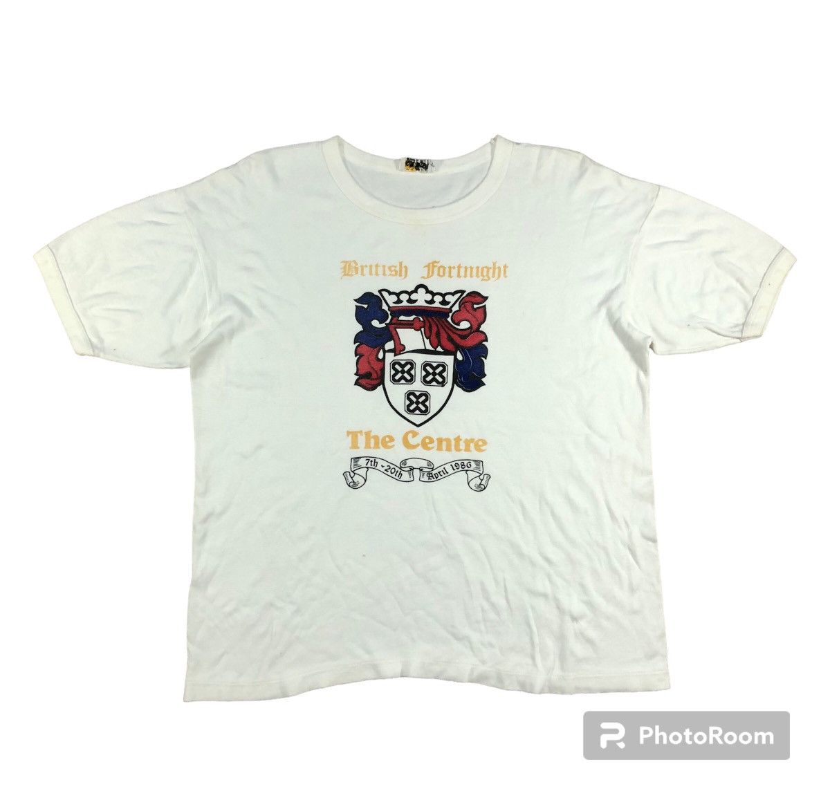 Vintage British Fortnight The Centre Single Stich T Shirt
