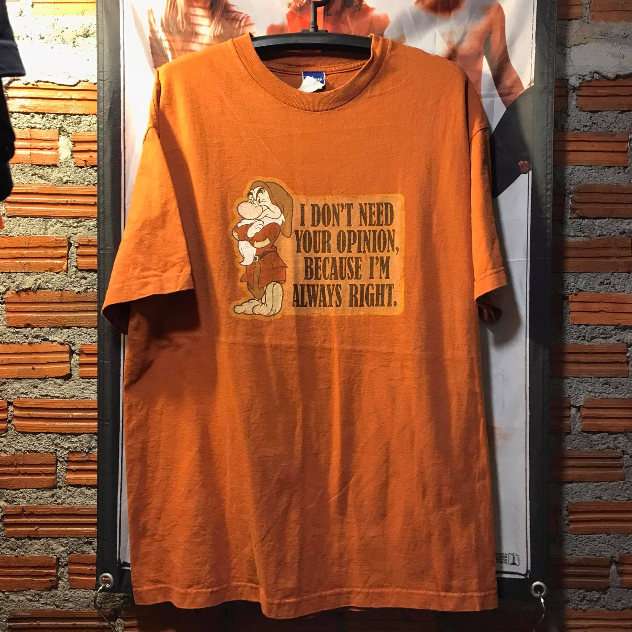 Vintage Grumpy Dwarf I M Always Right Snow White Cartoon Tee Hoodie, Sweatshirt | FlexRushtees.com