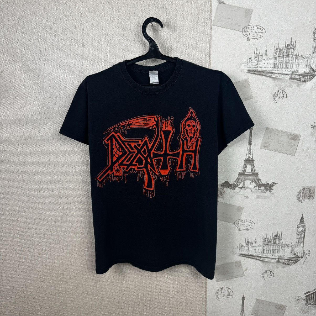 Other Vintage 00s Death Logo Album Promo Death Metal Band Tee M Hoodie, Sweatshirt | FlexRushtees.com