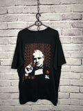 Mens Vintage The Godfather Tee T Shirt Mafia Big Logo