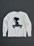 Peanuts X Uniqlo Distressed Uniqlo X Kaws X Peanuts Graphic Sweatshirt T-Shirts, Hoodie | FlexRushtees.com