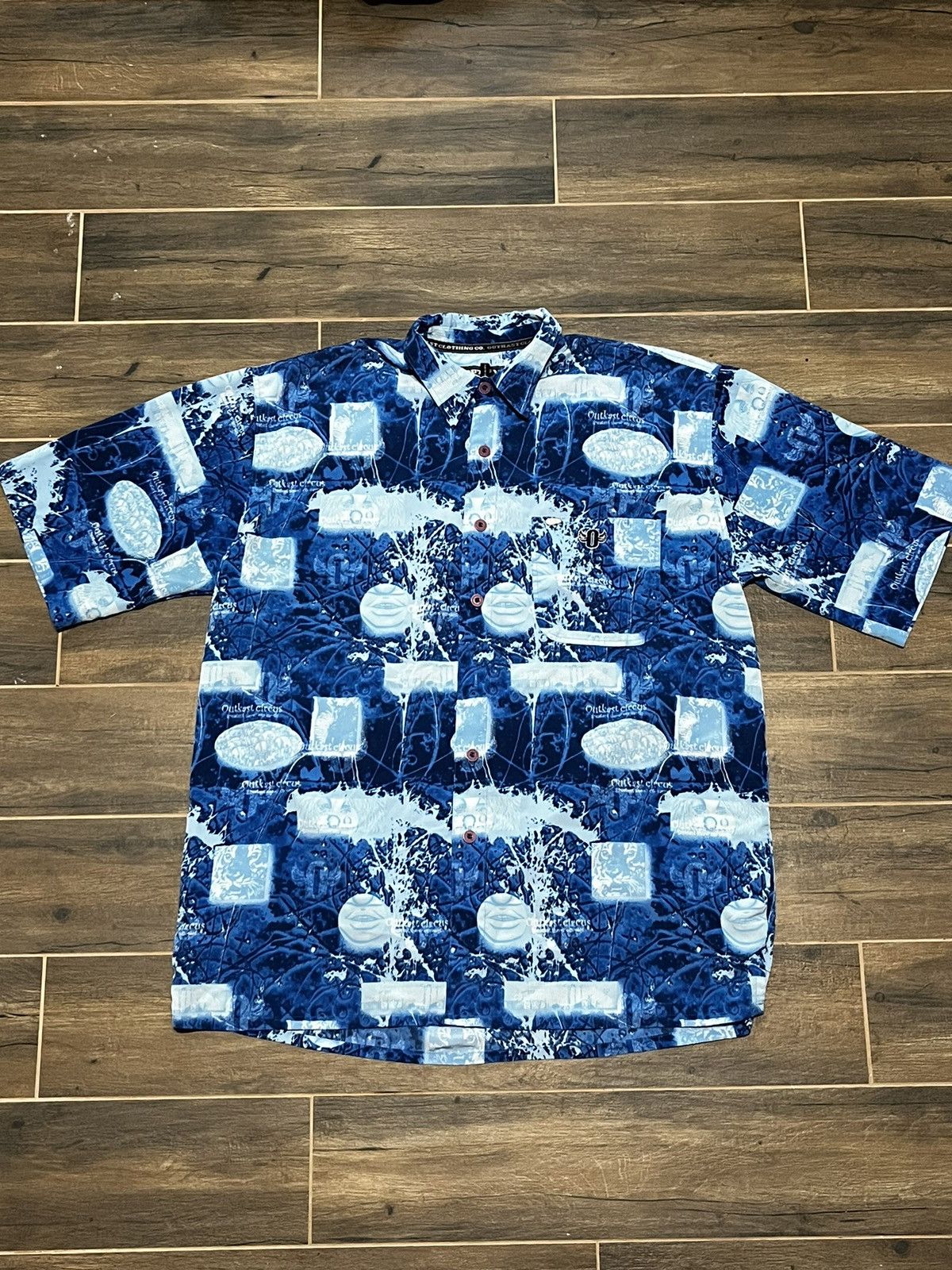 The Outkast Clothing Company Blue Shirt Xxl Hoodie, Sweatshirt | AU16VibeMintTees.com