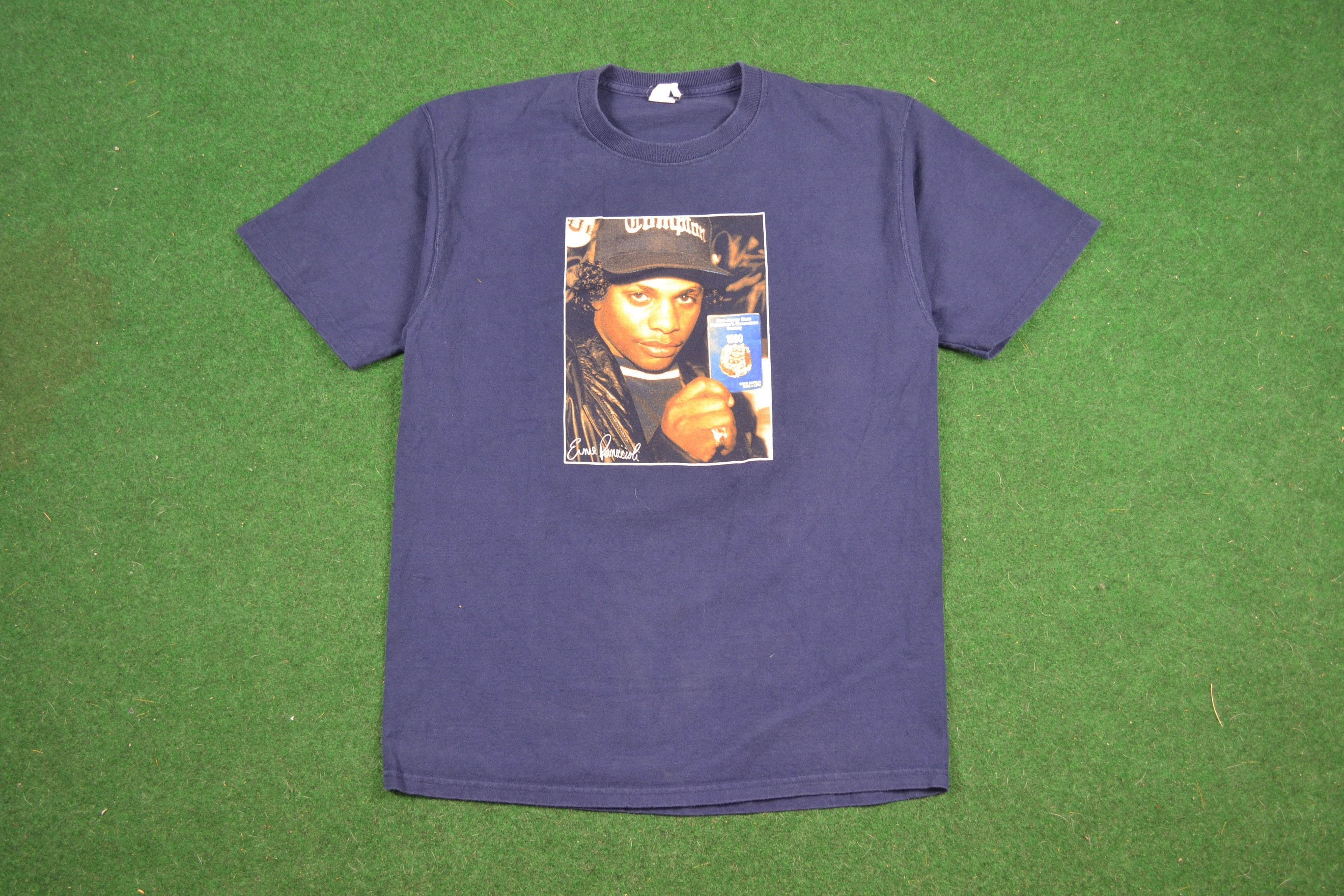Vintage 90s Eazy E Famous Photo Rap Tee Nwa Ernie Paniccioli Hip Hoodie, Sweatshirt | FlexRushtees.com