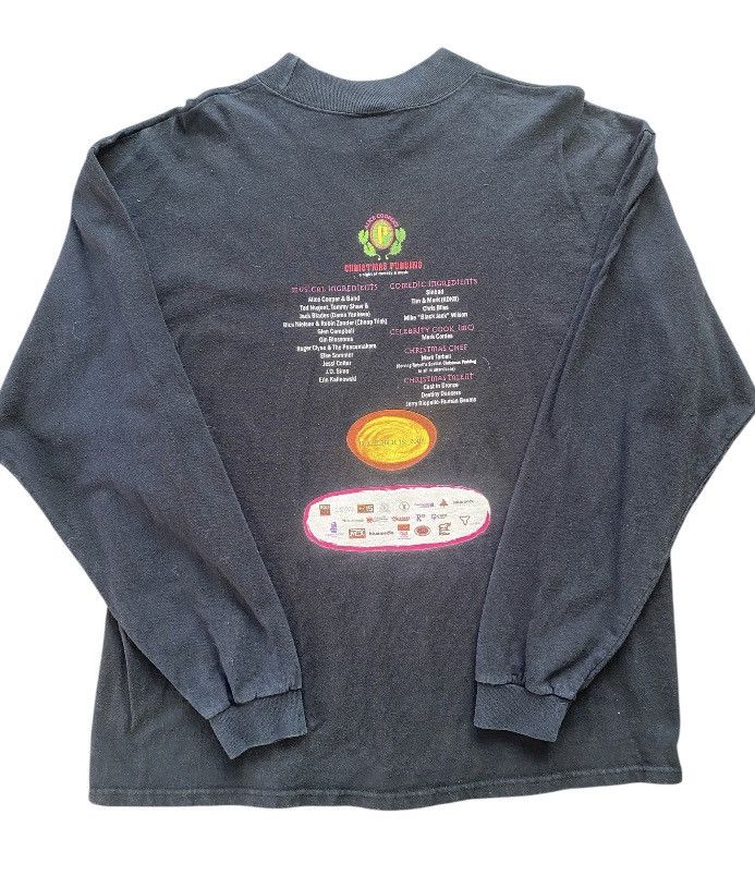 Vintage 2004 Alice Cooper Christmas Pudding Shirt