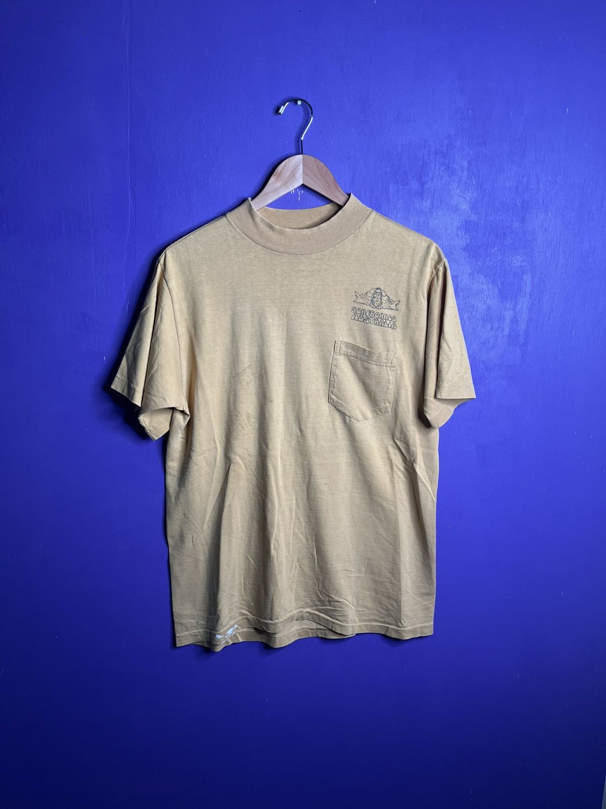 Vintage 70s Surfboards Australia Pocket Tee