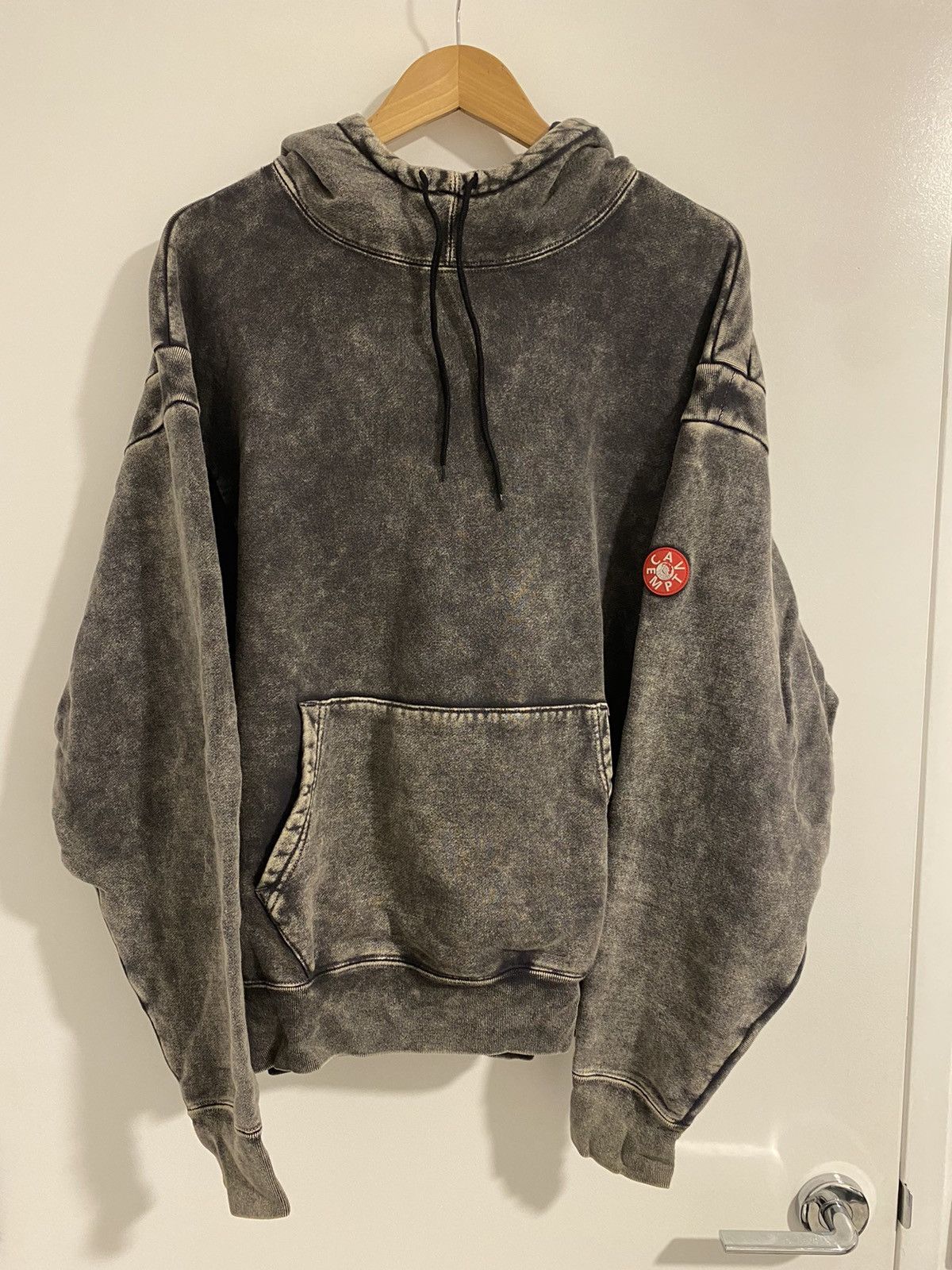 Cav Empt Bleach Rib Popover Hoodie
