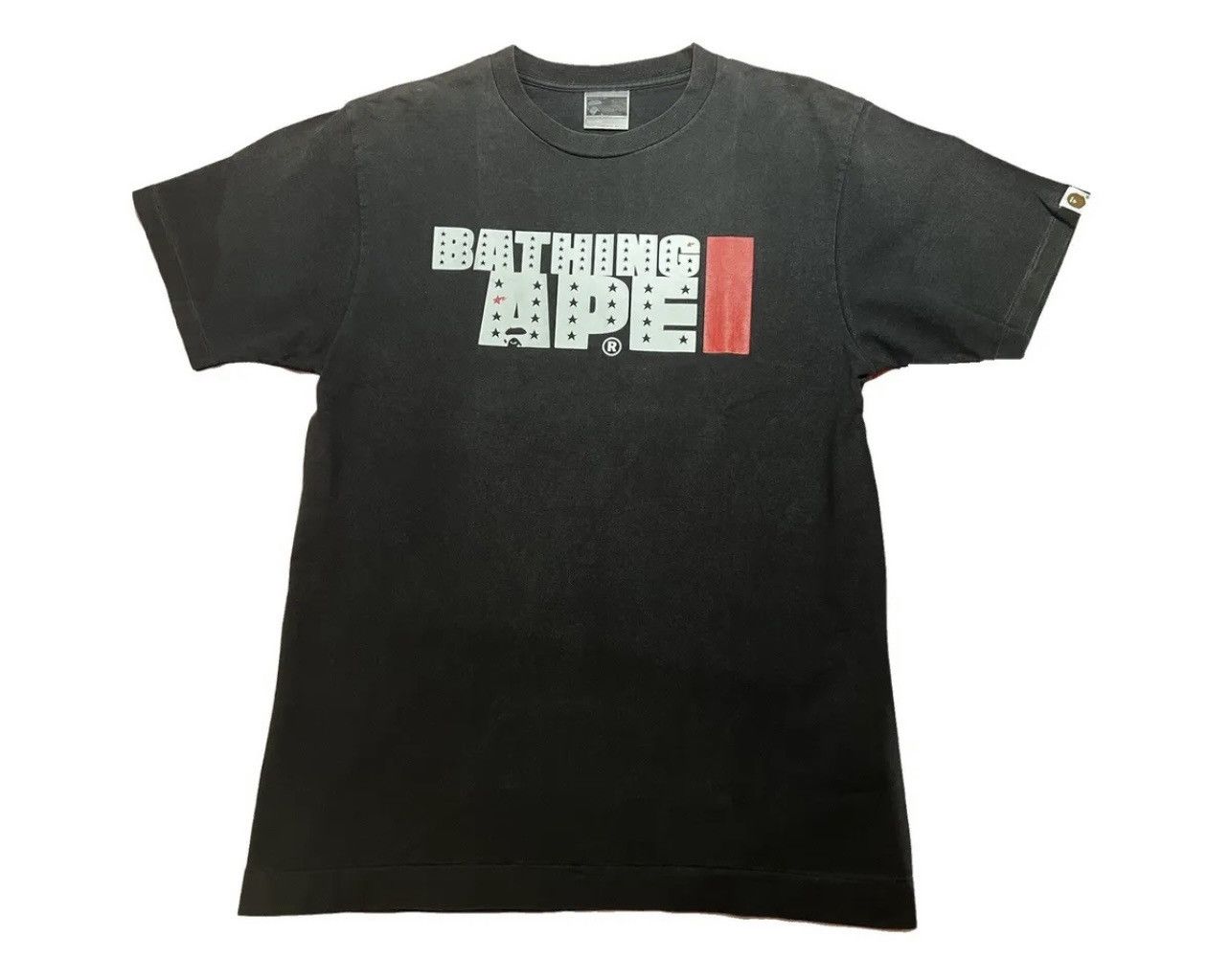 Bape T Shirt Tee A Bathing Ape Vintage Black Size L Hoodie, Sweatshirt | FlexRushtees.com