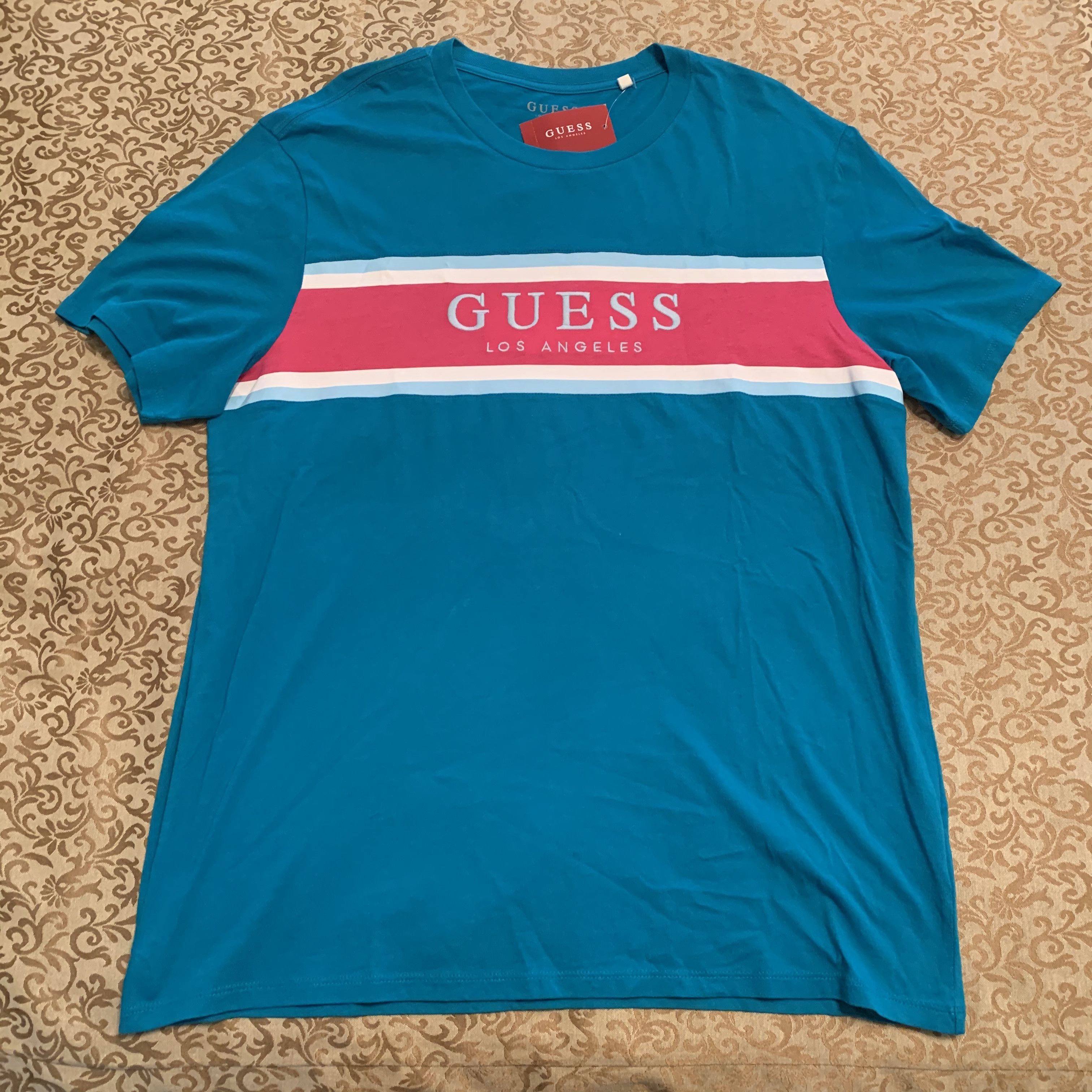 Deadstock Guess Retro Colors Tee Hoodie, Sweatshirt | FlexRushtees.com
