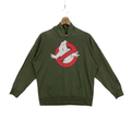 Japanese Brand Ghostbusters Big Logo Pullover Green Hoodies 4058 140