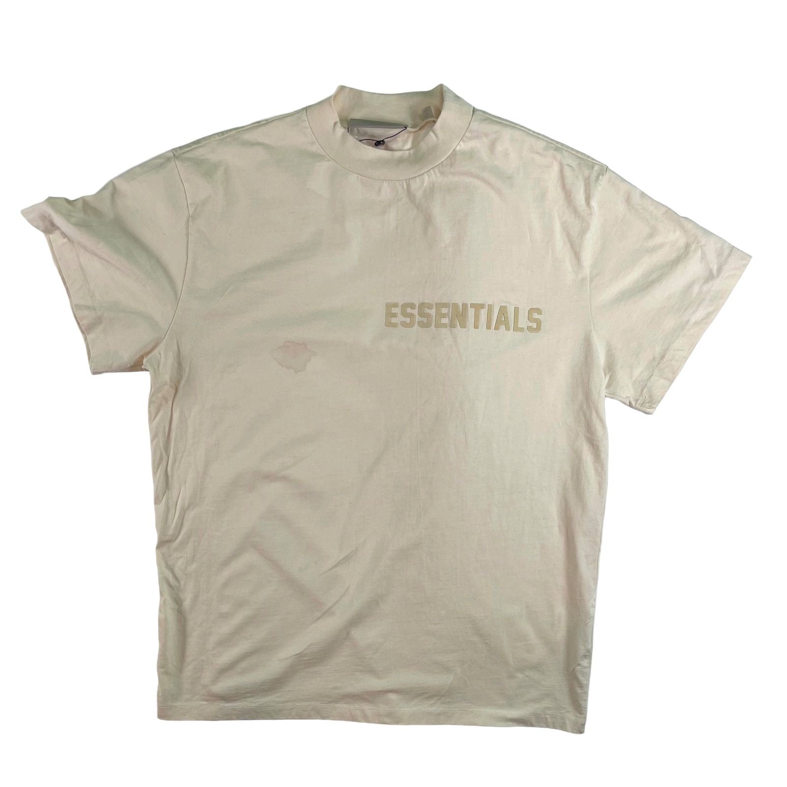 Essentials Cream Tee Hoodie, Sweatshirt | FlexRushtees.com