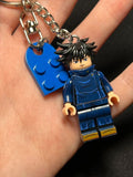 Anime Jujutsu Kaisen Megumi Lego Minifigure Keychain Anime Keyring