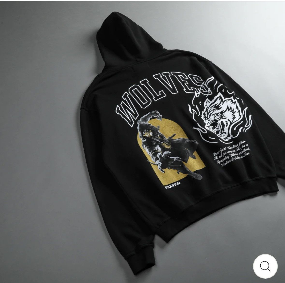 Mortal Kombat Scorpion Fire Hoodie