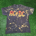 Other Bleached Ac Dc Band T Shirt Custom Distressed Grunge L Tag M Hoodie, Sweatshirt | FlexRushtees.com