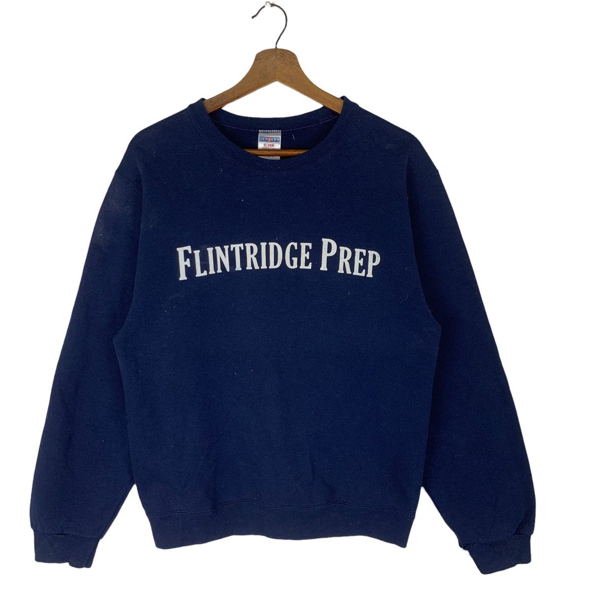 Vintage Jerzees Flintridge Prep Spellout Crewneck Sweatshirt