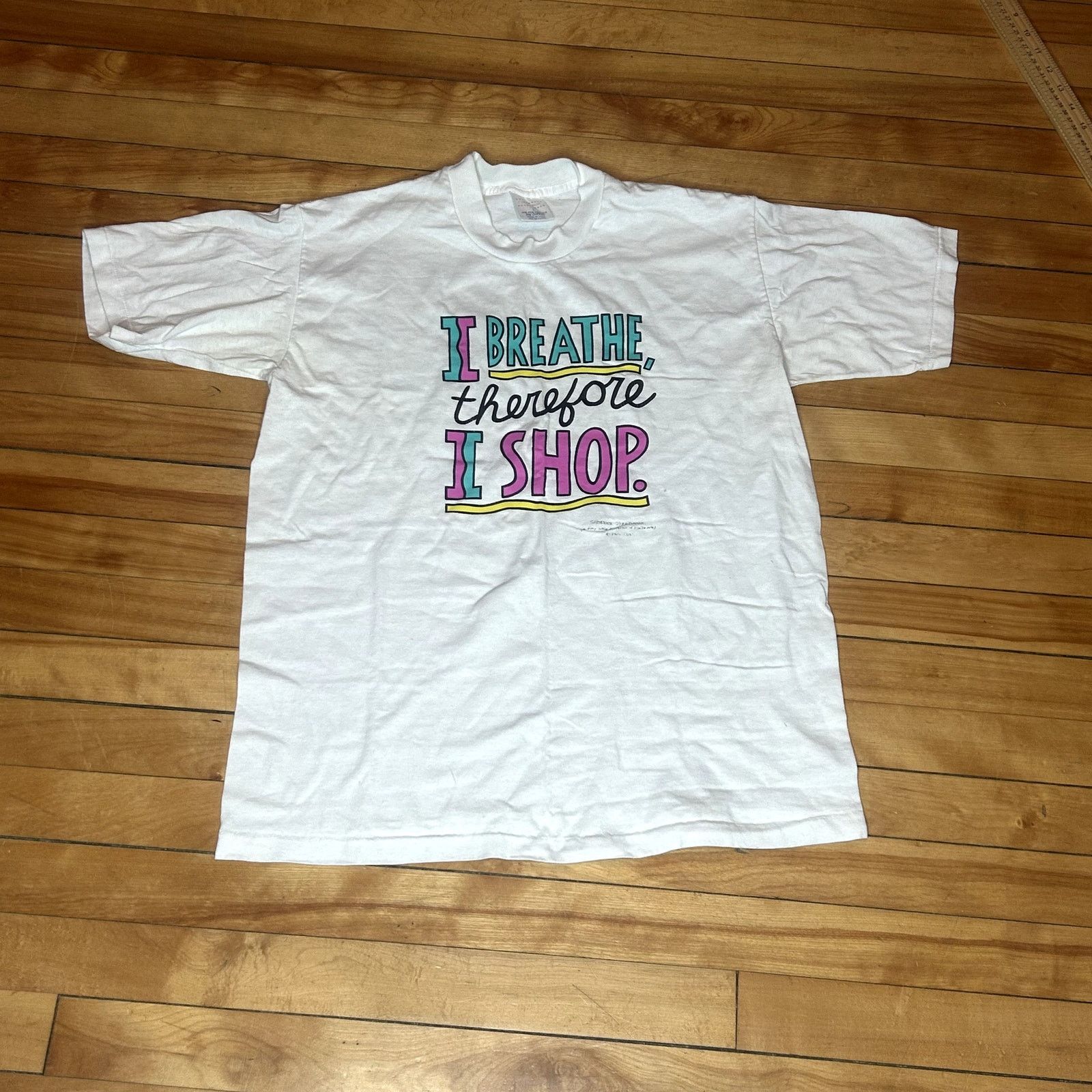 Vintage 90s Funny Shopping T Shirt Large Hoodie, Sweatshirt | FlexRushtees.com