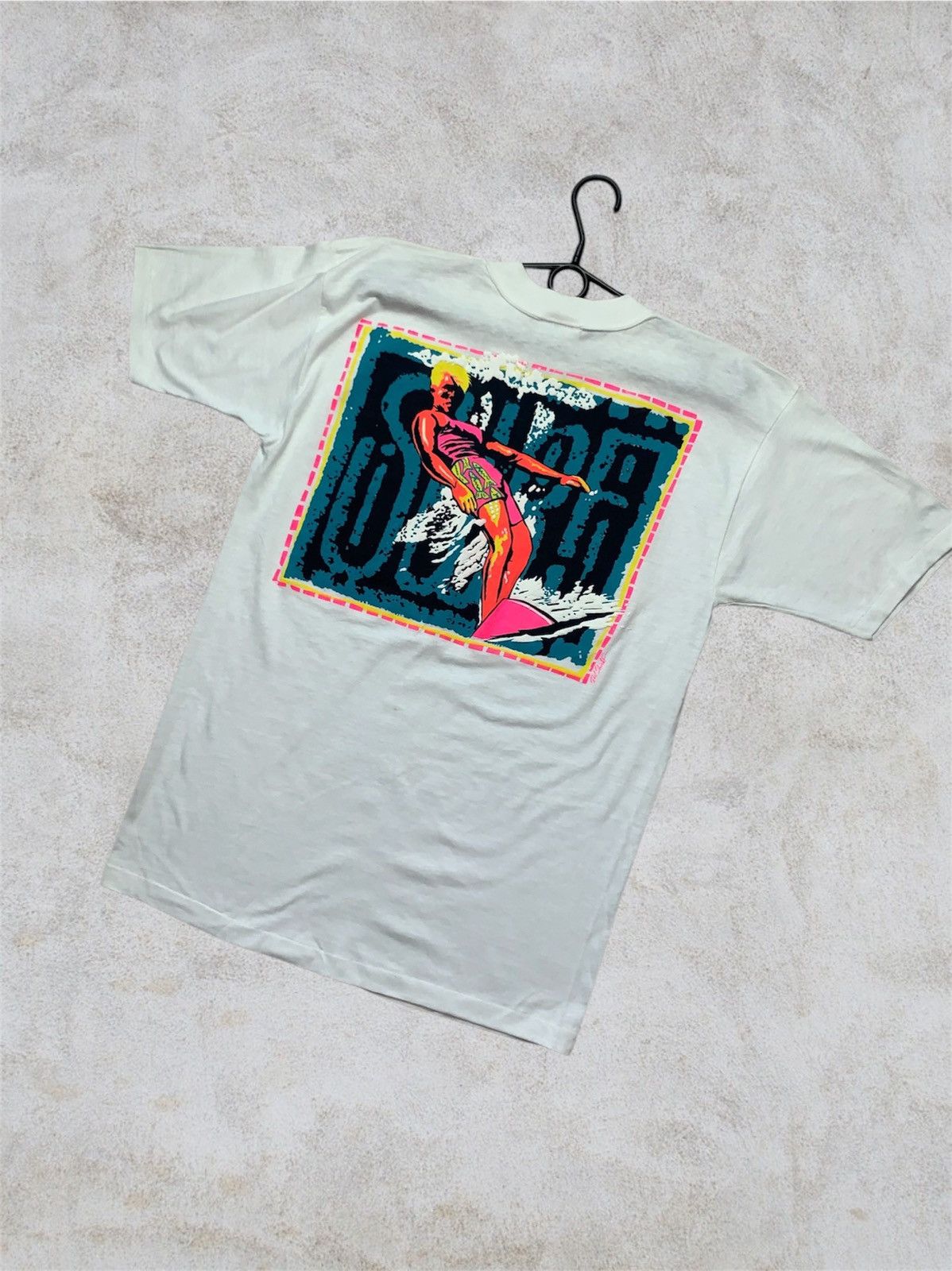 Alder Vintage Surf Tee Made In Usa Size L Hoodie, Sweatshirt | FlexRushtees.com