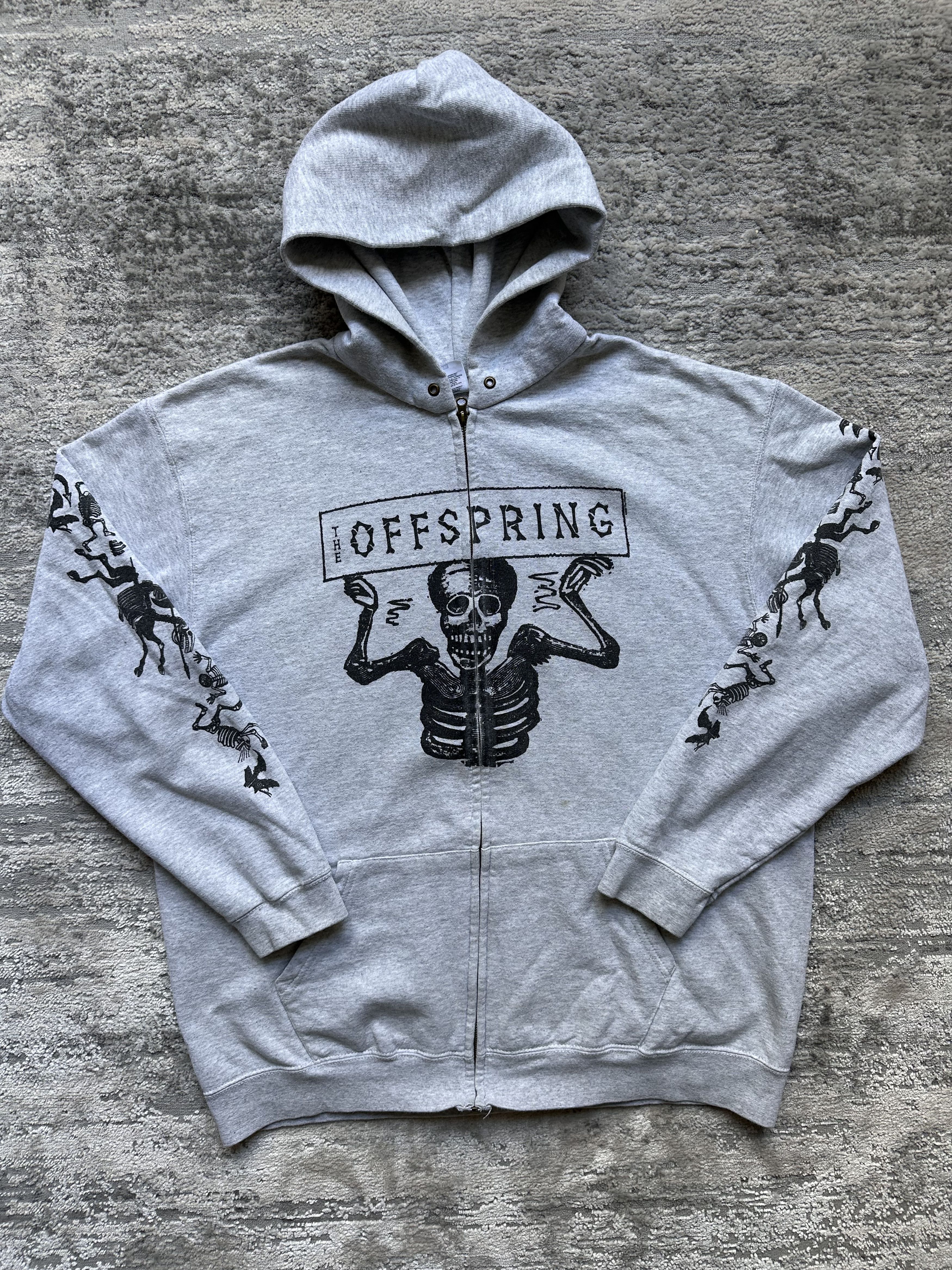 Vintage The Offspring Rare Zip Hoodie T-Shirts, Sweatshirt | FlexRushtees.com