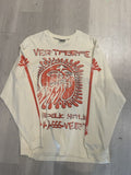 6pm Psychedelic Longsleeve T Shirt Cream L