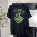 Vintage Ghostbusters Y2k Green Ghost Print T Shirt