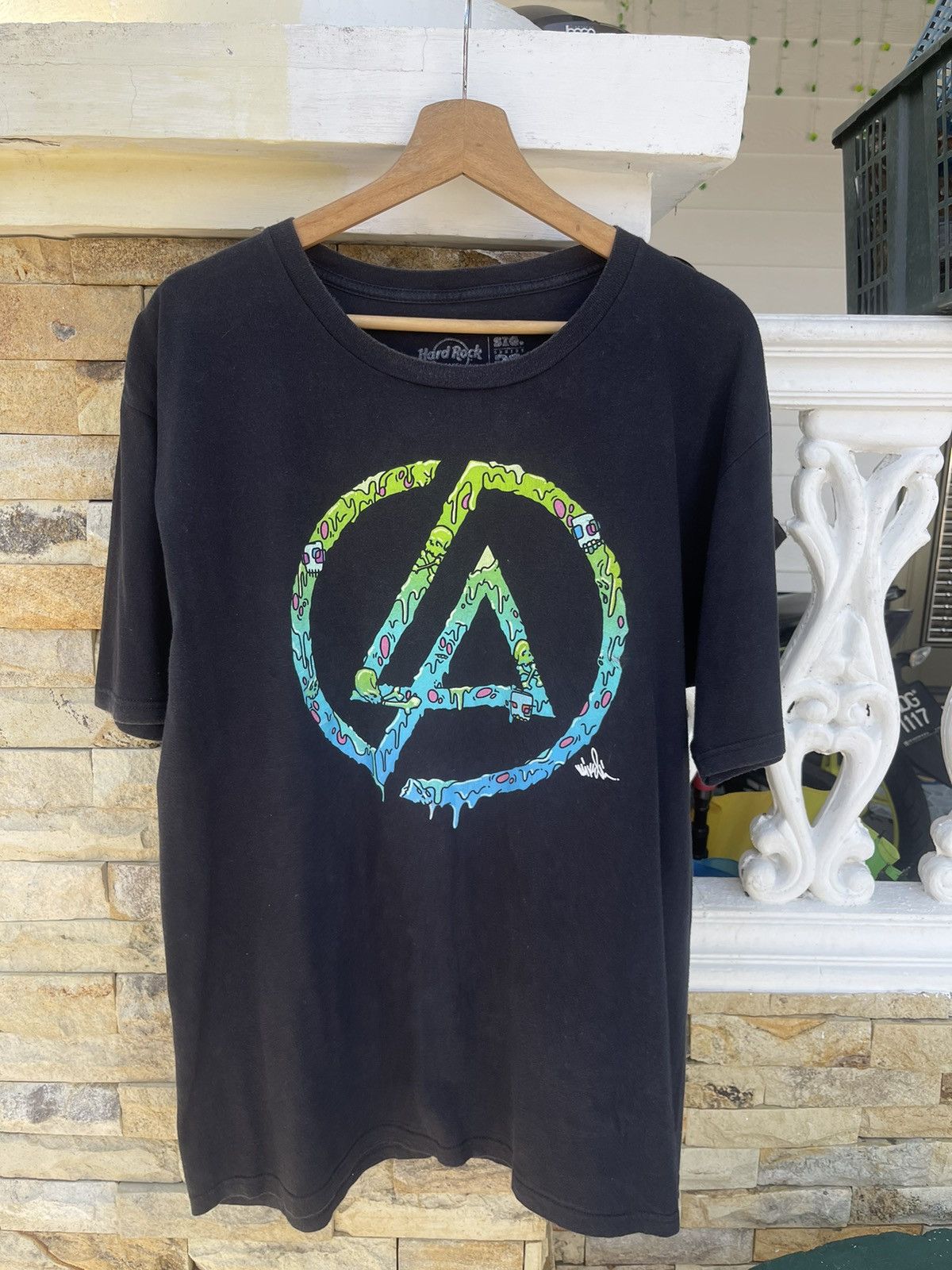 Hard Rock Cafe Last Drop Linkin Park X Hard Rock Cafe Hollywood T Shirt Hoodie, Sweatshirt | FlexRushtees.com