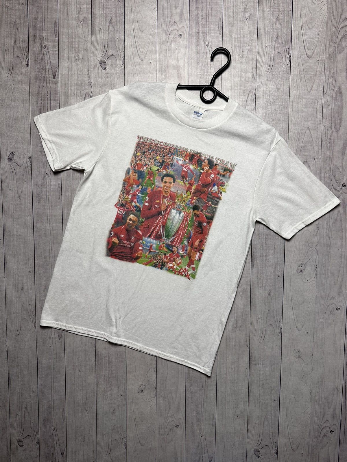 Vintage Liverpool Soccer Tee Champion League Size M Arnold Hoodie, Sweatshirt | FlexRushtees.com