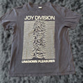 M H M Joy Division Unknown Pleasures T Shirt Gray Medium Mens Crew Neck Short Sleeve Graphic Print Hoodie, Sweatshirt