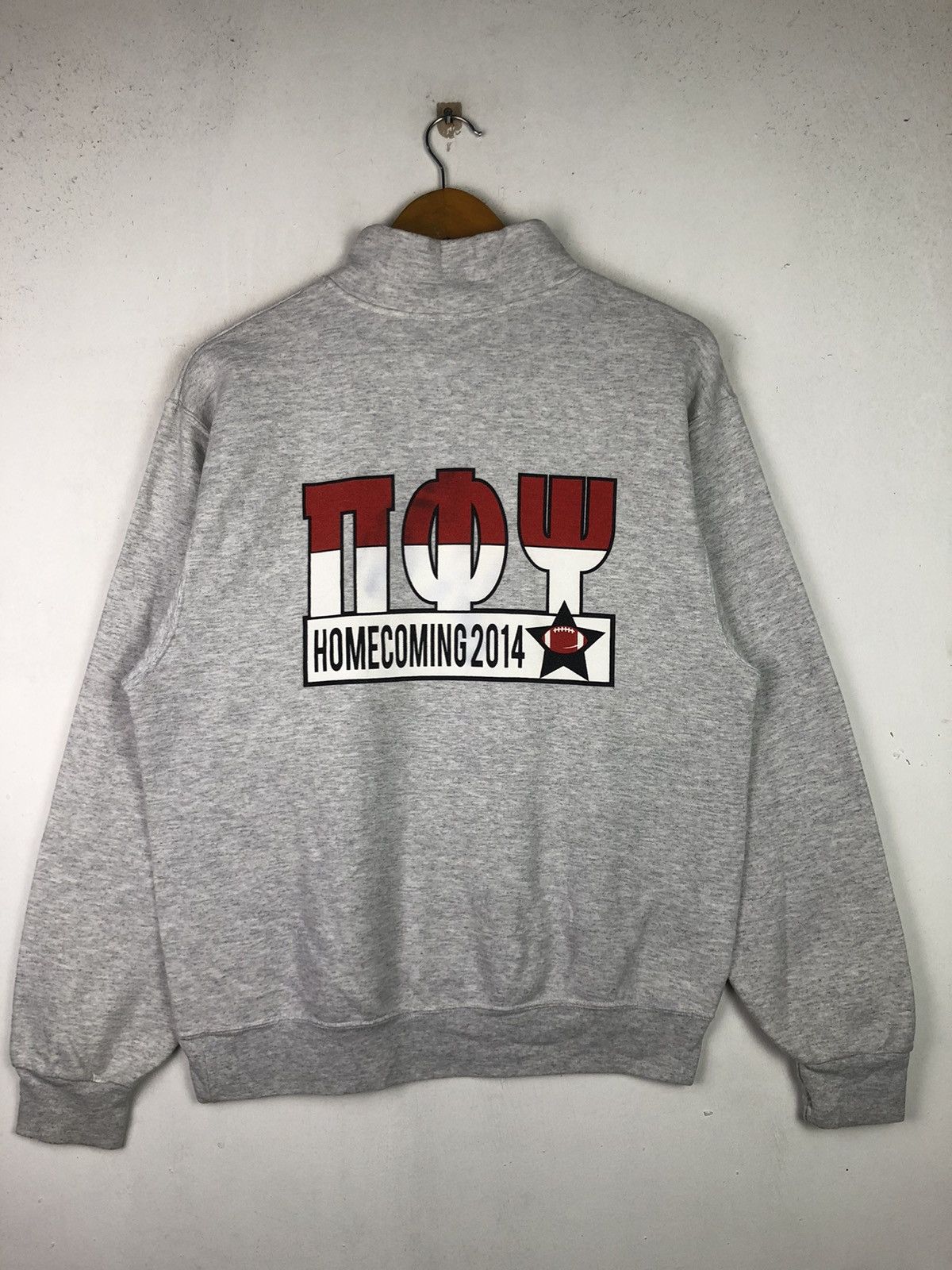 Vintage Jerzees Homecoming 2014 Half Zipper Sweatshirt