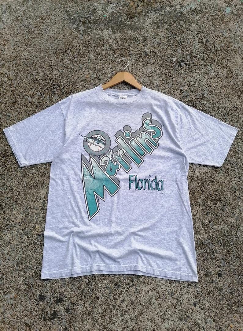 Vintage 90s Mlb Marlins Florida Tee Hoodie, Sweatshirt | FlexRushtees.com
