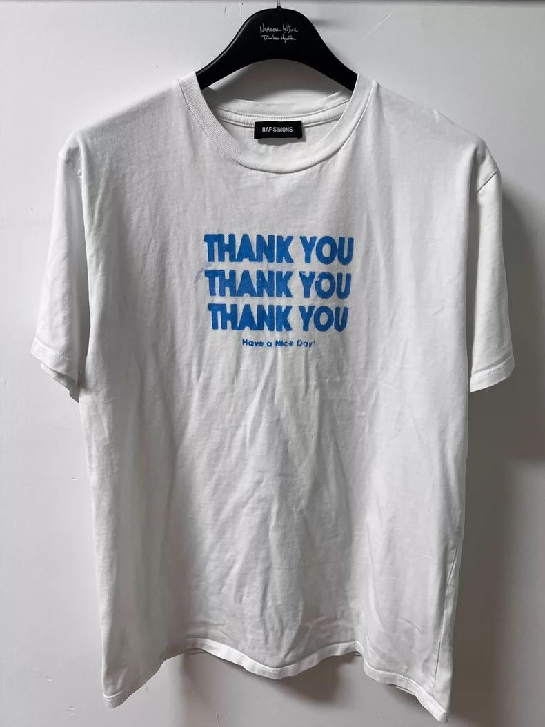 Simons Raf Simons Fw17 Slogan Short Sleeve