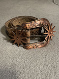 B Simon B B Simon Cowboy Belt W Spinning Spurs