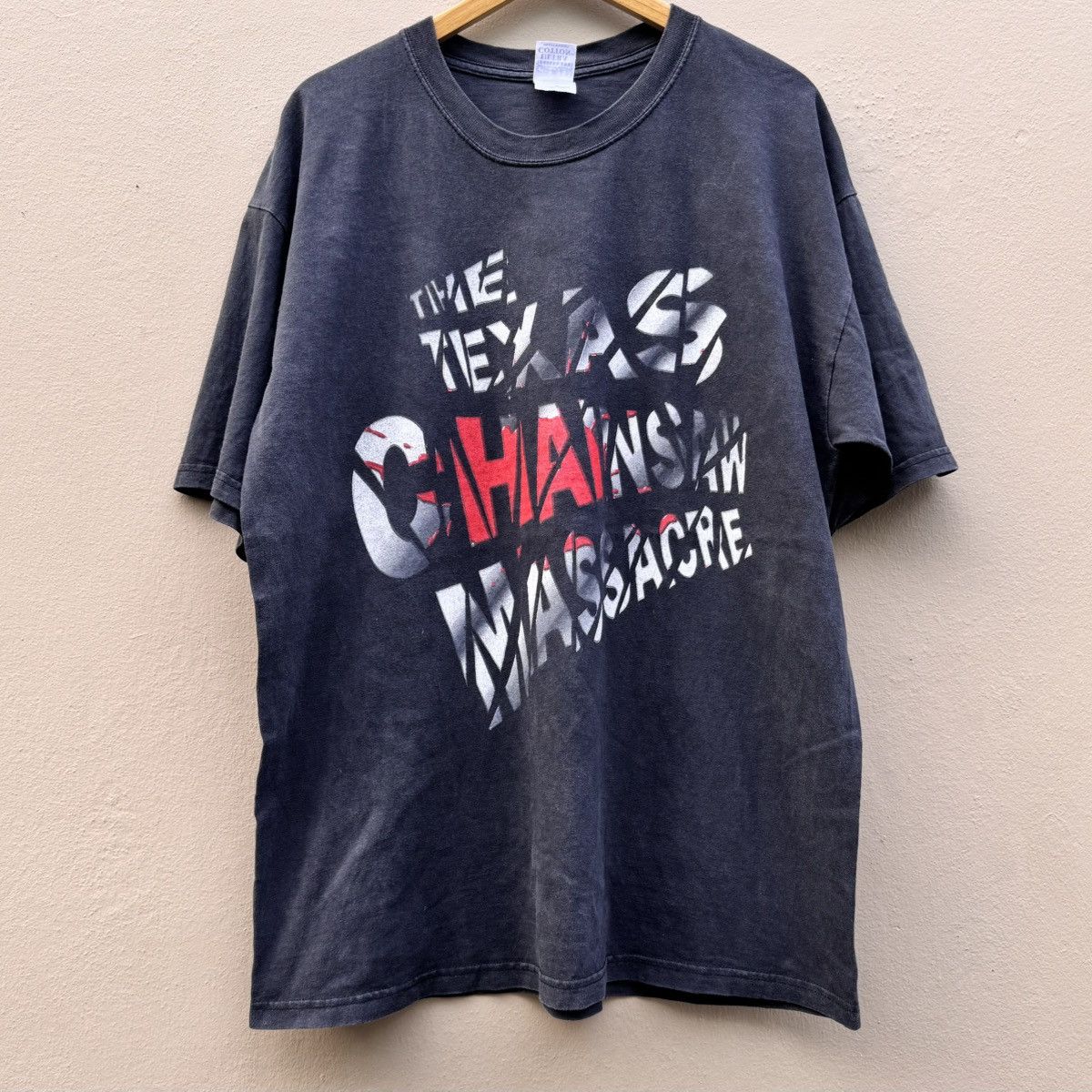 Vintage Texaschainsaw Massacre Movie Horror Blue Grape