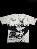 Vintage Anime My Hero Academia All Might Character Illustration T-Shirts, Hoodie, Sweatshirt | FlexRushtees.com
