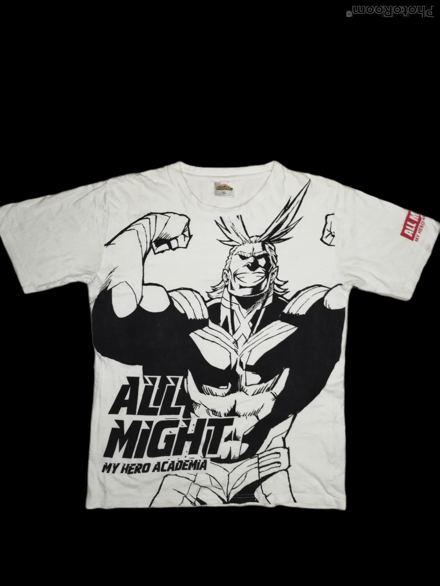 Vintage Anime My Hero Academia All Might Character Illustration T-Shirts, Hoodie, Sweatshirt | FlexRushtees.com