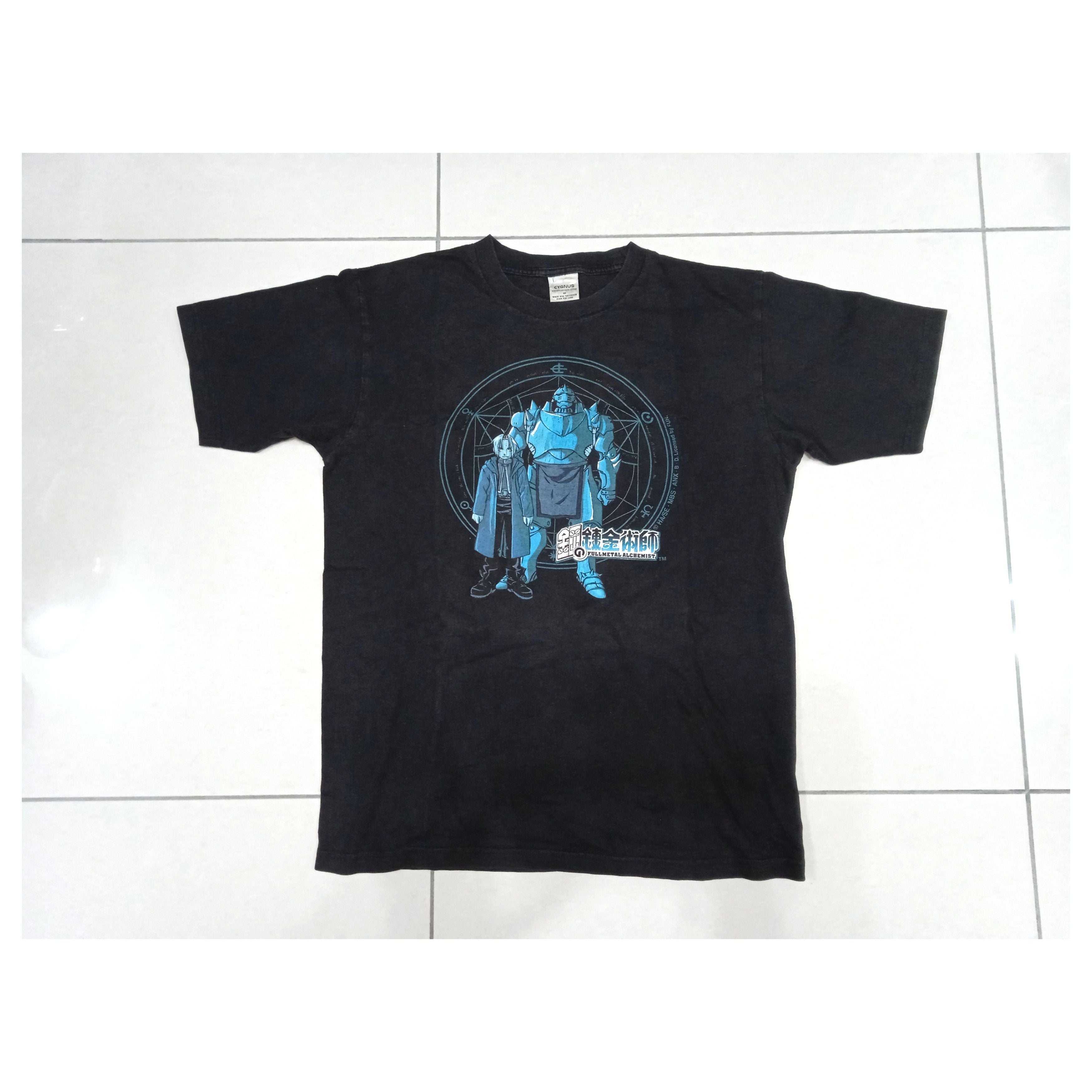 Vintage 00s Full Metal Alchemist T Shirt Anime Y2k