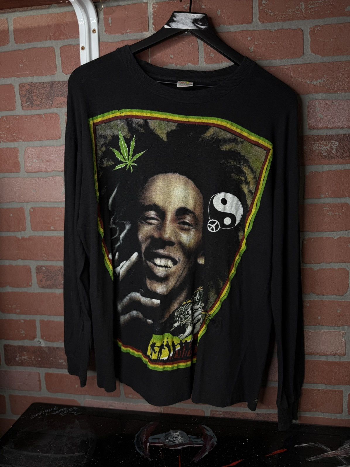 Vintage 90 S Bob Marley Rap T Shirt Vtg Stoner Tee Medium Hoodie, Sweatshirt | FlexRushtees.com