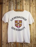 Vintage Cambridge University Graphic T Shirt 70s
