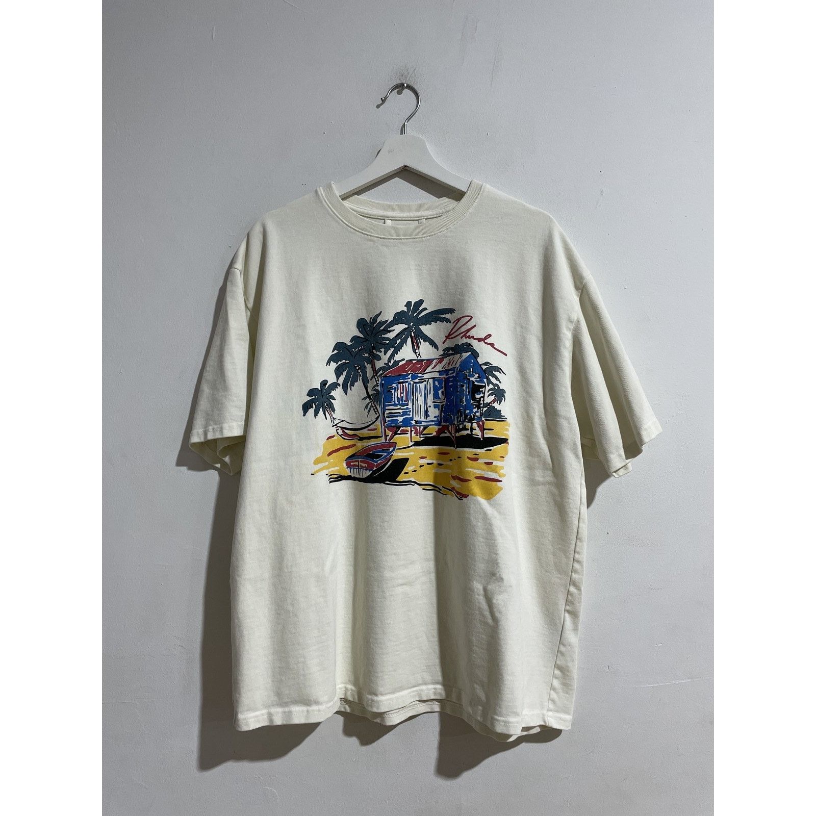 Rhude Beach Side Tee Size Medium Preowned