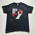 Fruit Of The Loom X Vintage Vintage Green Day American Idiot T Shirt Large Faded Black Hoodie, Sweatshirt | FlexRushtees.com