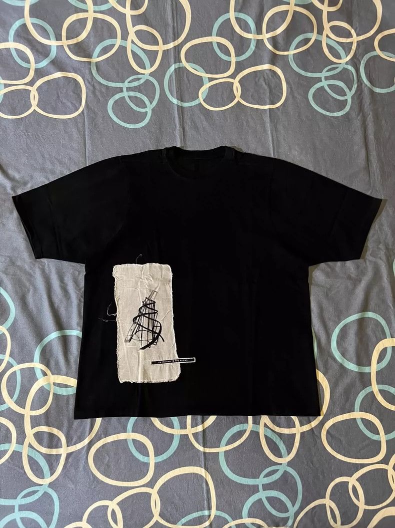 Owens Rick Owens Cloth Slogan Short Sleeve 2501 Nextarrow