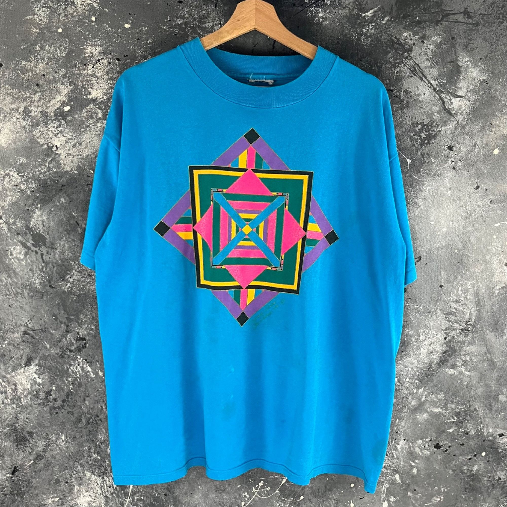 Vintage 1992 Shapes Psychedelic Shirt