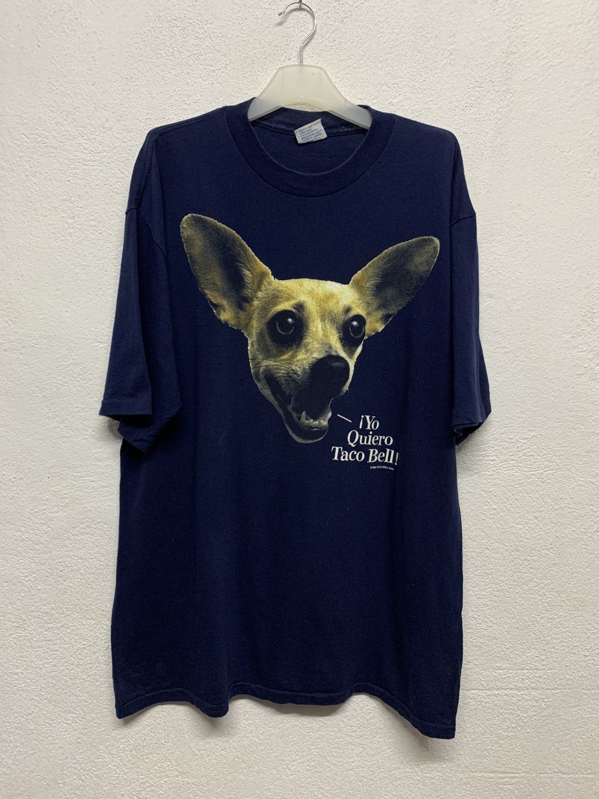 Vintage 1998 Taco Bell Chihuahua Dog Tee Hoodie, Sweatshirt | FlexRushtees.com