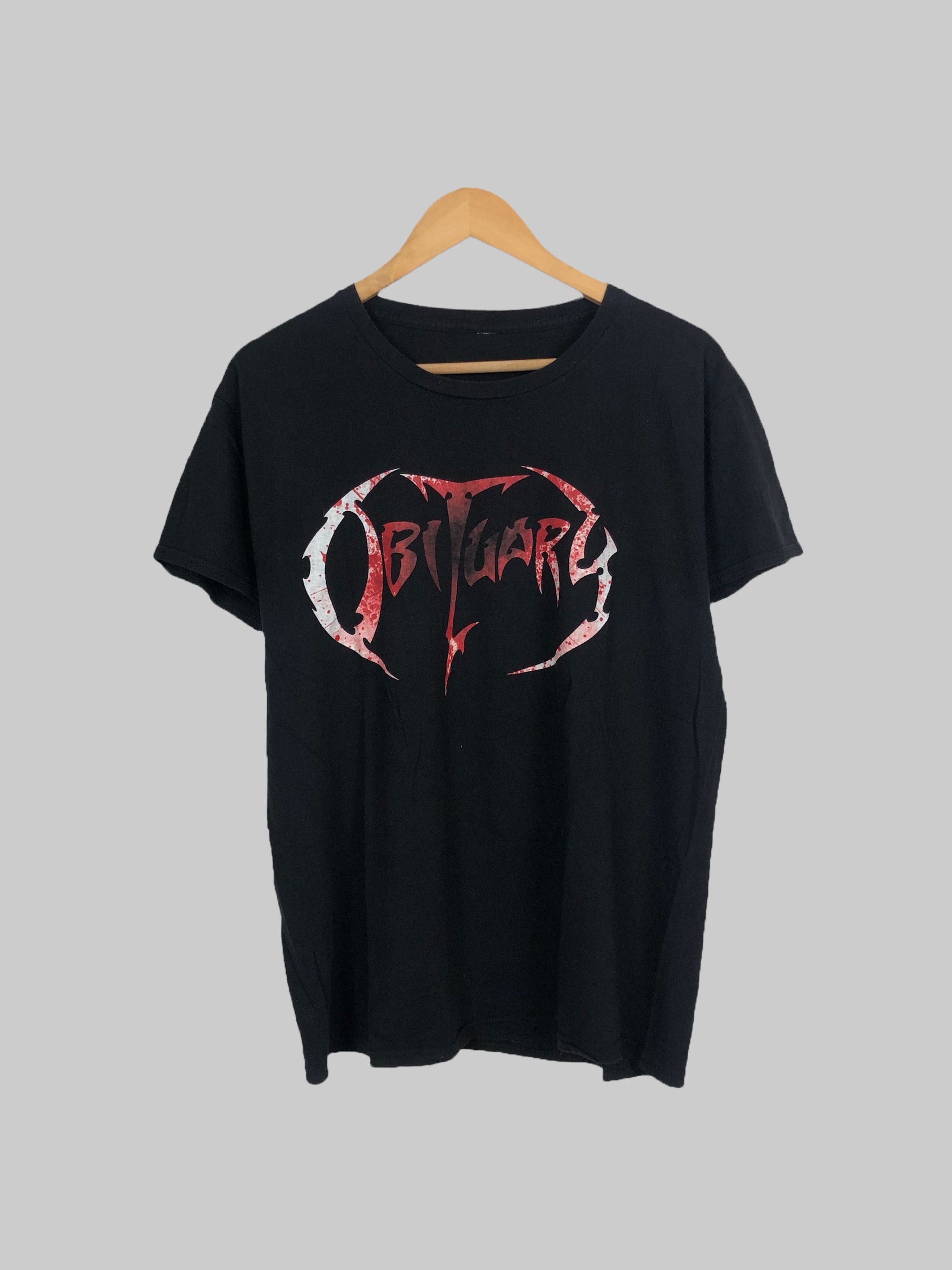 Vintage Obituary T Shirt Morbid Angel Cannibal Corpse Hoodie, Sweatshirt | FlexRushtees.com