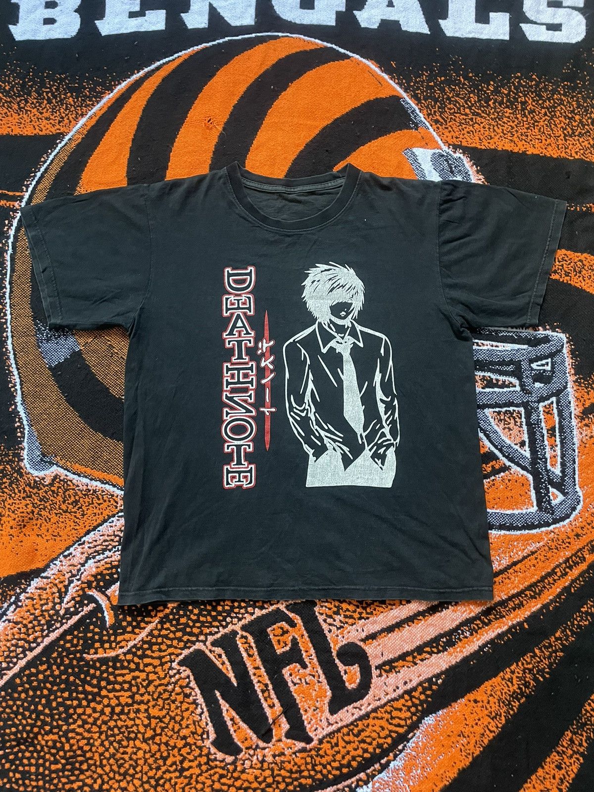 Japanese Brand Japan Anime Death Note Black T Shirt