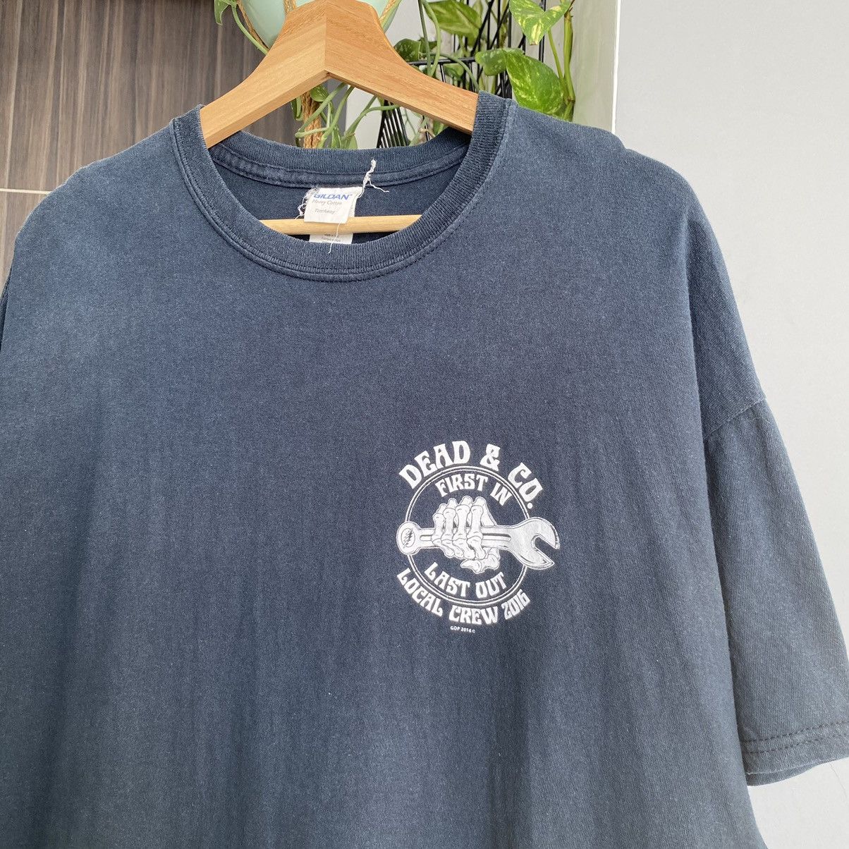 Grateful Dead Thrashed Faded Local Crew Grateful Dead 2016 Band Rare Tee Hoodie, Sweatshirt | FlexRushtees.com
