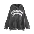 Oue Vintage Double Face Printed Hoodie T-Shirts, Sweatshirt | FlexRushtees.com