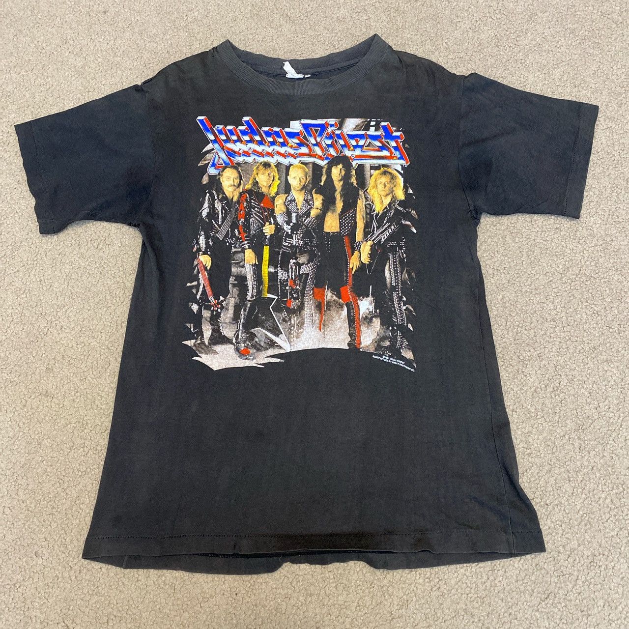 Vintage Thrashed Judas Priest Painkiller Tour Shirt Hoodie, Sweatshirt | FlexRushtees.com