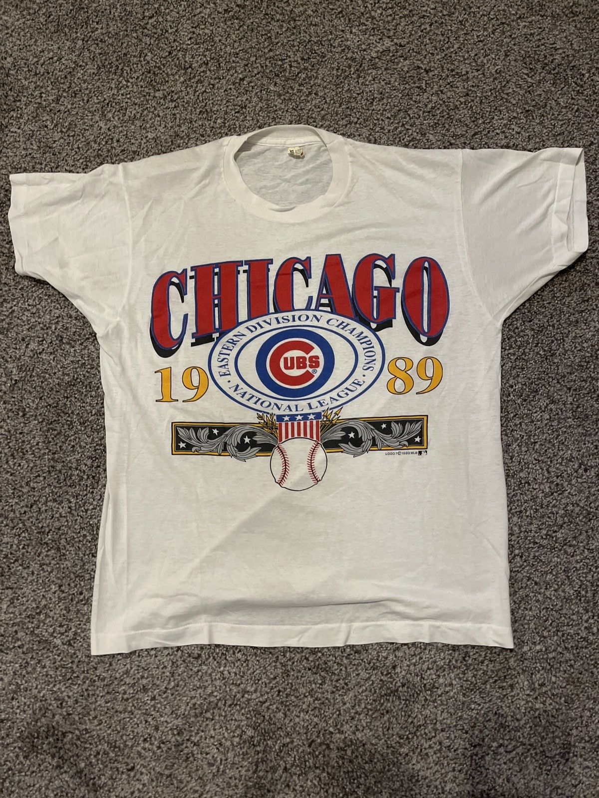 Vintage Chicago Cubs Eastern Division Champions 1989 Shirt