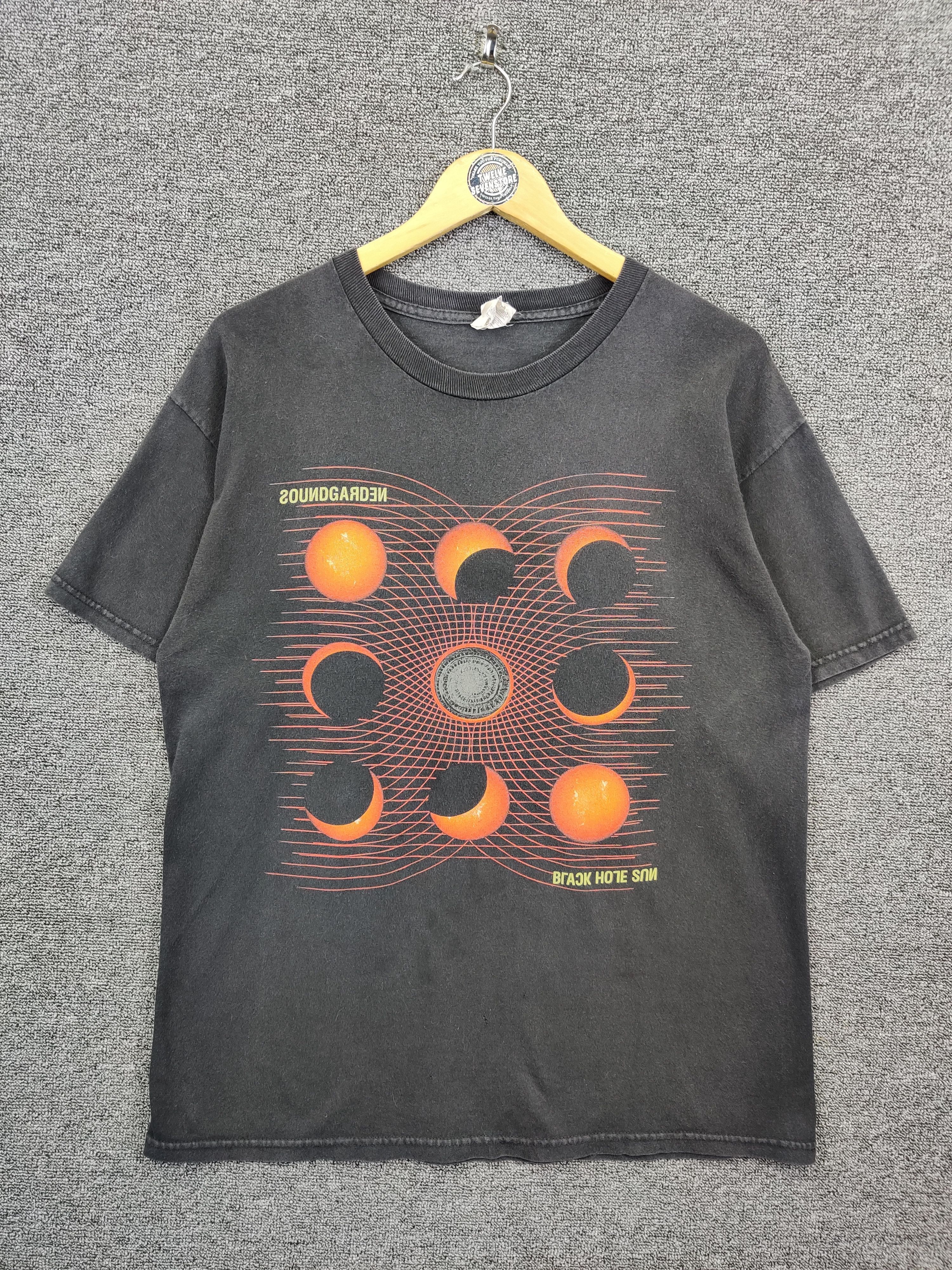 Band Tees Vintage Soundgarden Black Hole Sun Band Tee Tshirt Hoodie, Sweatshirt | FlexRushtees.com