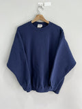 Vintage Sun Faded Sweater Sweatshirt Blank Navy T-Shirts, Hoodie | FlexRushtees.com